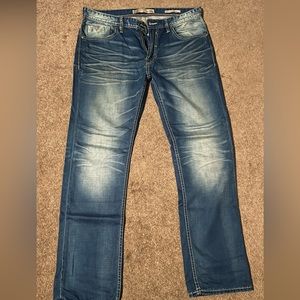 Men’s Guess Jeans - medium blue, faded, size 34, Regular fit